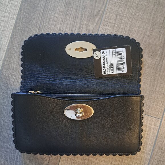 Mulberry - Cookie Long Locked Purse Soft Matte - Black - Picture 2 of 2